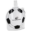 View Image 1 of 3 of HydroPouch Collapsible Water Bottle - Soccer Ball
