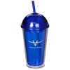 View Image 1 of 2 of Double Wall Tumbler with Dome Lid