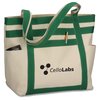 View Image 1 of 3 of Rugby Stripe Boat Tote