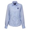 View Image 1 of 3 of North End Wrinkle Free Cotton Stripe Jacquard Shirt- Ladies'