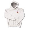 View Image 1 of 1 of Gildan 50/50 Youth Hooded Sweatshirt - Embroidered - White
