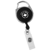 View Image 1 of 2 of Carabiner Retractable Badge Holder - Opaque