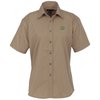 View Image 1 of 3 of Capulin EZ-Care Twill Short Sleeve Shirt - Ladies'