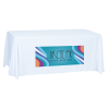 View Image 1 of 3 of Open-Back Polyester Table Throw - 6' - Front Panel - Full Colour