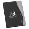 View Image 1 of 2 of Silver Edge Jr. Portfolio with Notepad