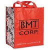 View Image 1 of 5 of Expressions Laminated Grocery Tote - Red