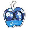 View Image 1 of 2 of Hawaiian Luggage Tag - Flip Flop