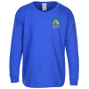 View Image 1 of 1 of Gildan Ultra Cotton LS T-Shirt- Youth- Embroidered- Colours