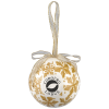 View Image 1 of 2 of Snowflake Ball Ornament - Gold