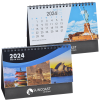 View Image 1 of 5 of World Scenic Desk Calendar