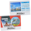 View Image 1 of 5 of Scenic Canada Desk Calendar