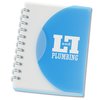 View Image 1 of 4 of Post Spiral Notebook - Translucent - 24 hr