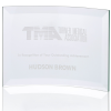 View Image 1 of 1 of Scroll Jade Glass Award - 4"