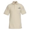 View Image 1 of 2 of Madera Pique Pocket Polo - Closeout