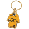View Image 1 of 3 of Sports Jersey Metal Keychain - Football