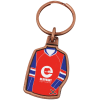 View Image 1 of 3 of Sports Jersey Metal Keychain - Hockey