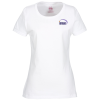 View Image 1 of 2 of Fruit of the Loom HD T-Shirt - Ladies' - Embroidered - White