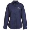 View Image 1 of 2 of Nolan EZ-Care Blended Twill Shirt - Ladies' - Closeout