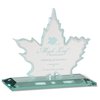 View Image 1 of 2 of Maple Leaf Jade Glass Award