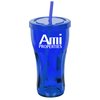 View Image 1 of 2 of Fountain Soda Tumbler with Straw - 24 oz.
