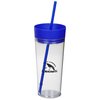 View Image 1 of 2 of Templar Tumbler with Straw - 22 oz.