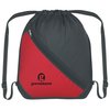 View Image 1 of 3 of Bold Divider Drawstring Backpack - Closeout