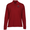 View Image 1 of 1 of Vansport Omega Solid Mesh LS Tech Polo - Men's