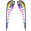 View Image 1 of 1 of Sail Sign - 11 feet - Two Sided - Replacement Graphic