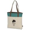 View Image 1 of 2 of Colour Banded Cotton Fashion Tote