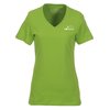 View Image 1 of 2 of Active Cotton V-Neck Tee - Ladies' - Closeout