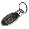 View Image 1 of 2 of Nail Friendly Econo Metal Keychain - Oval