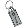 View Image 1 of 2 of Nail Friendly Econo Metal Keychain - Rectangle