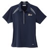 View Image 1 of 2 of Quinn Colour Block Textured Polo - Ladies' - TE Transfer