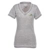 View Image 1 of 2 of Northshore Burnout Jersey V-Neck T-Shirt - Ladies'- Closeout