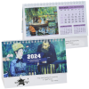 View Image 1 of 5 of Impressionists Desk Calendar  - French/English