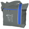 View Image 1 of 3 of Cityscape Zippered Tote