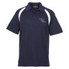 View Image 1 of 2 of A-Game Colourblock Wicking Polo - Men's - Closeout