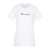 View Image 1 of 2 of Gildan Ultra Cotton T-Shirt - Ladies' - Screen - White