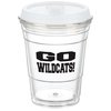 View Image 1 of 3 of Game Day Cup with Lid - 16 oz. - Translucent