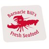 View Image 1 of 1 of High-Density Pulpboard Coaster - 4" Square - White
