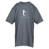 View Image 1 of 2 of Double Mesh Moisture Wicking Tee - Youth - Closeout