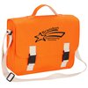View Image 1 of 3 of Canvas Accent Felt Messenger Bag - Closeout