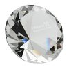 View Image 1 of 4 of Crystal Paperweight - Diamond