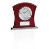 View Image 1 of 2 of Piano Finish Modern Face Clock