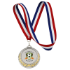 View Image 1 of 2 of Victory Medal - Red, White & Blue Ribbon