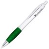 View Image 1 of 2 of Curvy Pen - Silver Brights - Gel