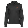 View Image 1 of 2 of Coal Harbour Tricot Snag Protection LS Wicking Polo - Men's