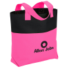 View Image 1 of 2 of Neon Two-Tone Accent Tote
