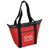 View Image 1 of 3 of Polka Dot Accent Tote