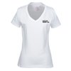 View Image 1 of 2 of Fruit of the Loom HD V-Neck Tee - Ladies' - Screen - White